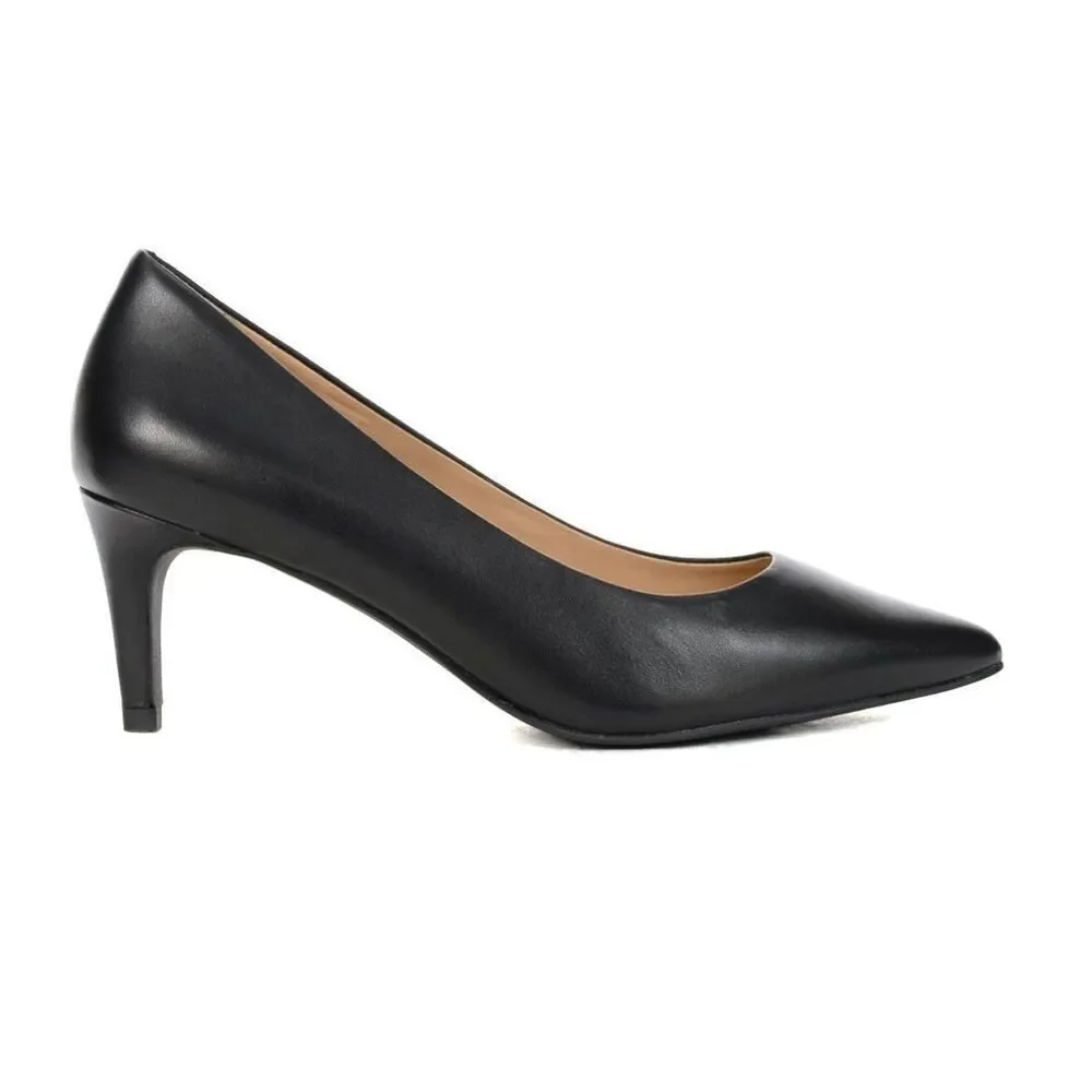 Cole Haan Vandam black leather 3” pumps size 10